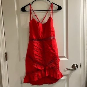 NEW Selfie Leslie red dress